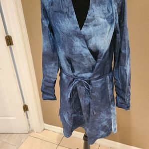 Light denim mini dress